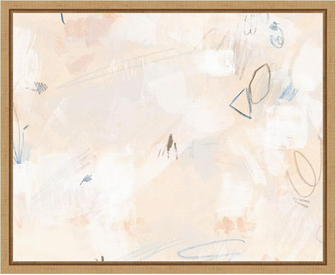 Amanti Art Framed Canvas Wall Art Print (20x16) Map Maker I by June Erica Vess Float Framed Canva... | Amazon (US)