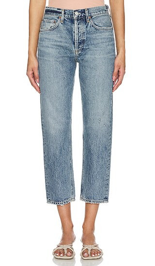 AGOLDE Parker Low Slung Vintage Straight in Blue. Size 23, 28, 29, 30, 31, 32, 33. | Revolve Clothing (Global)