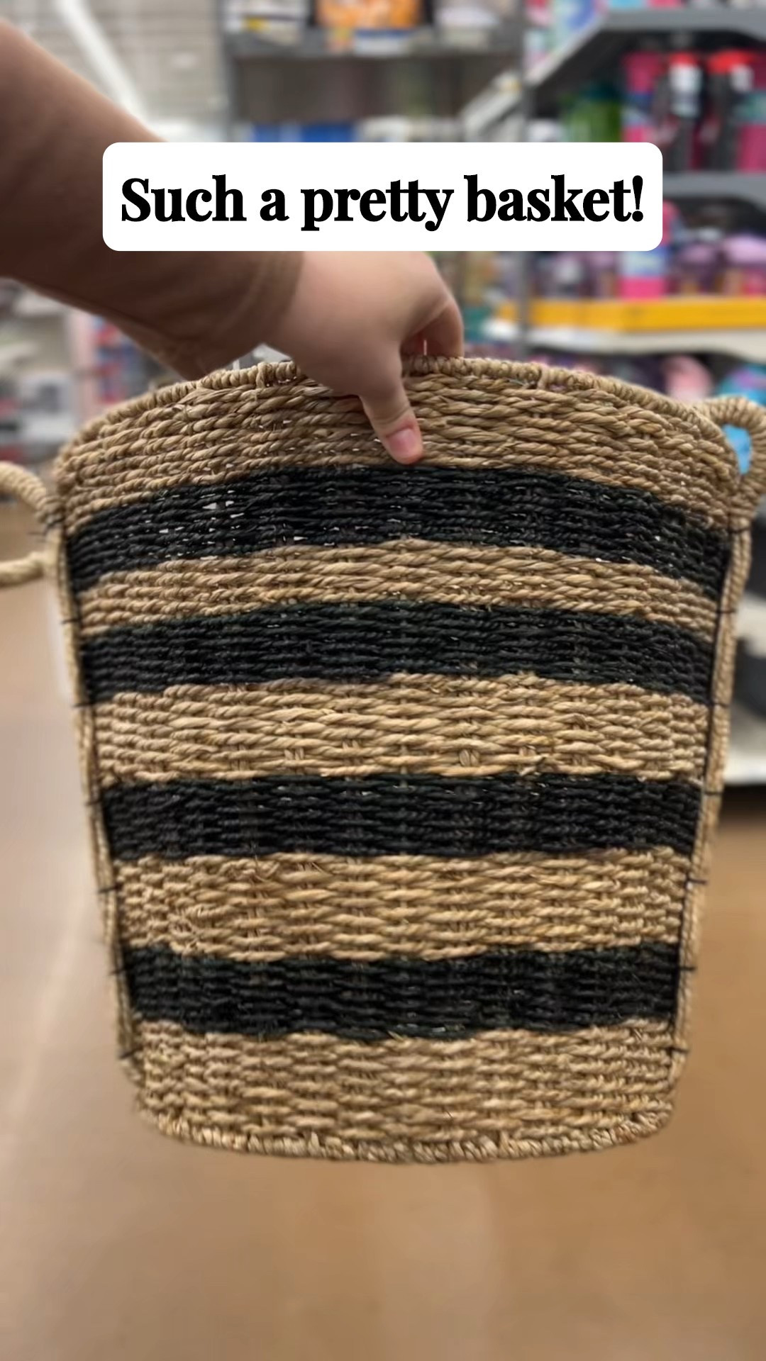 This basket stopped me in my tracks at Walmart! Cute for toy storage, throw blankets, or as a laundry basket!



#LTKHome #LTKFindsUnder50 #LTKCyberWeek