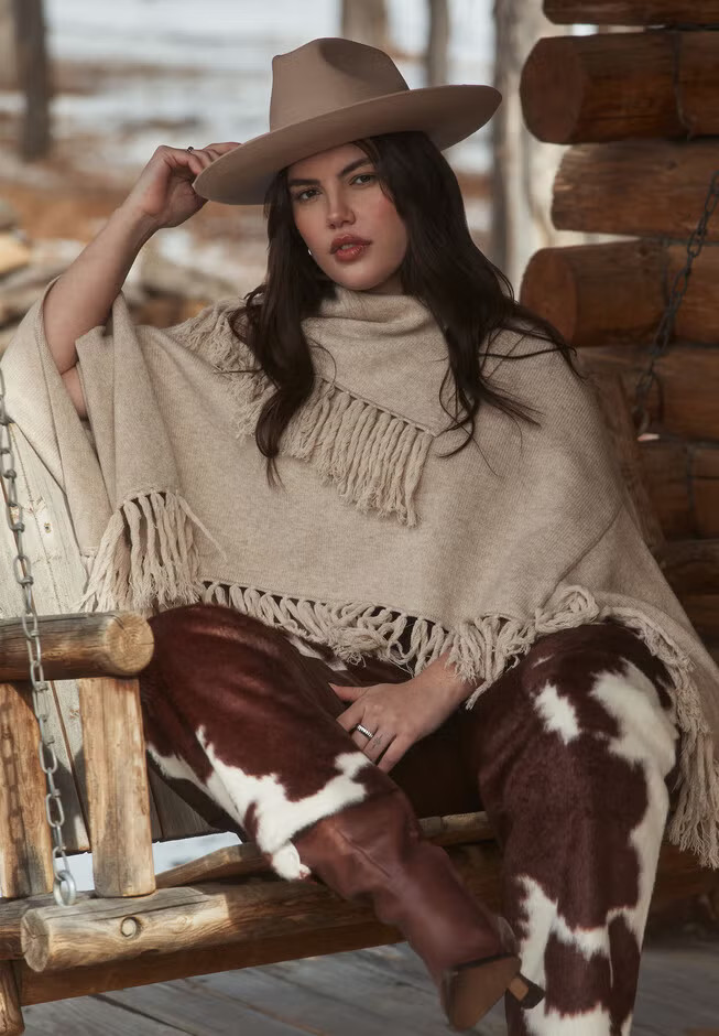 Fringe Poncho | Eloquii