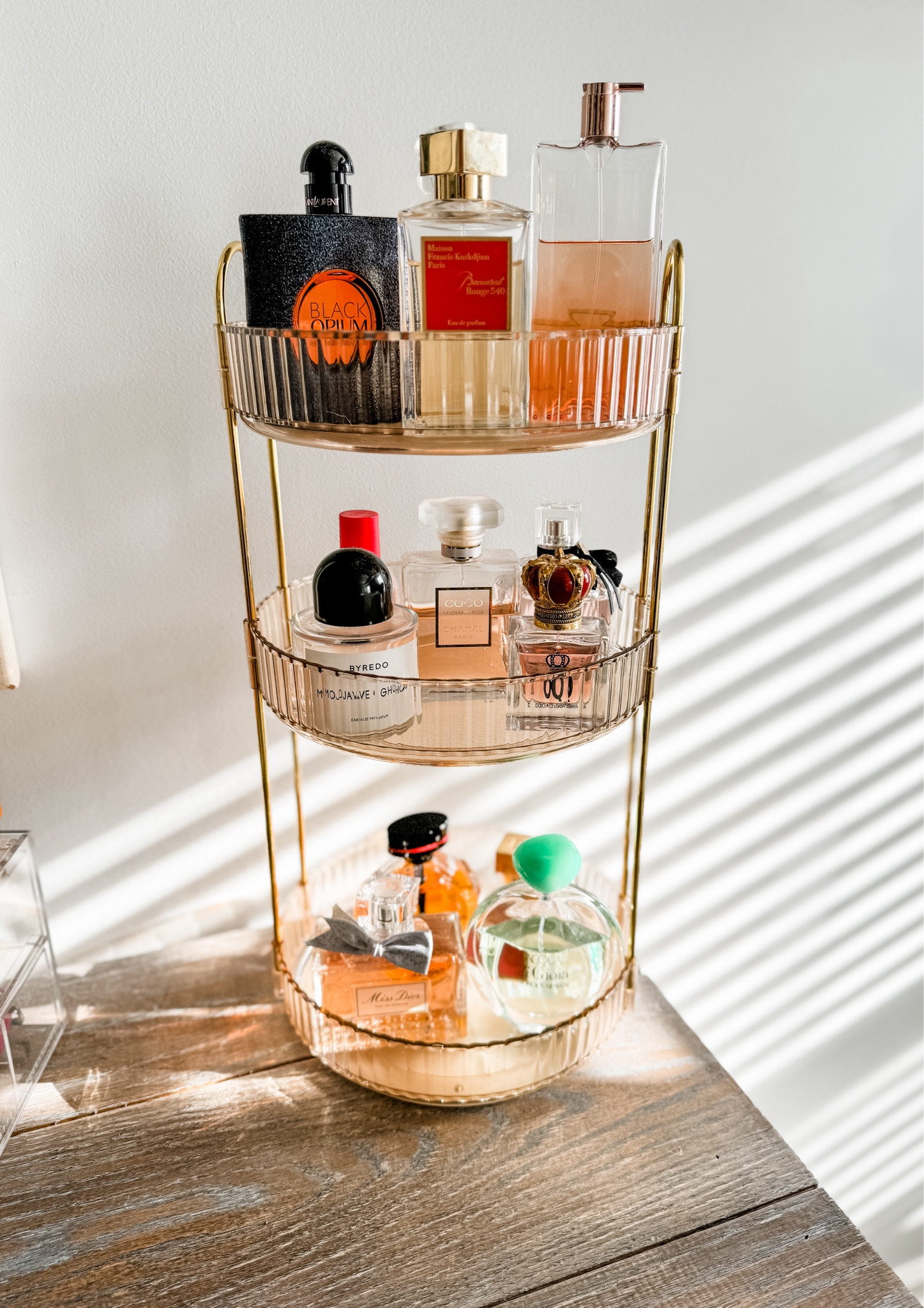 My rotating perfume organizer is on sale! You can also adjust the number of tiers you use with the rotating base. 

3 tier tray. Vanity organizer. Amazon.

#LTKHome #LTKSaleAlert