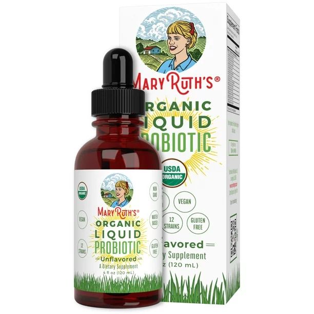 MaryRuth's | USDA Organic Liquid Probiotics for Adults & Kids | Digestive & Gut Health | Vegan, N... | Walmart (US)