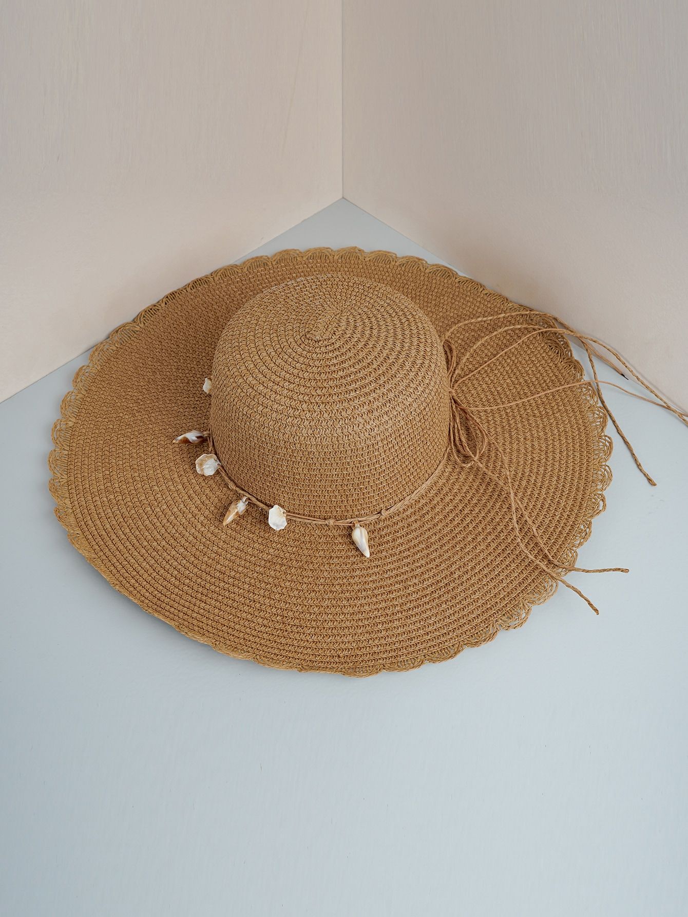 Shell Decor Straw Hat | SHEIN