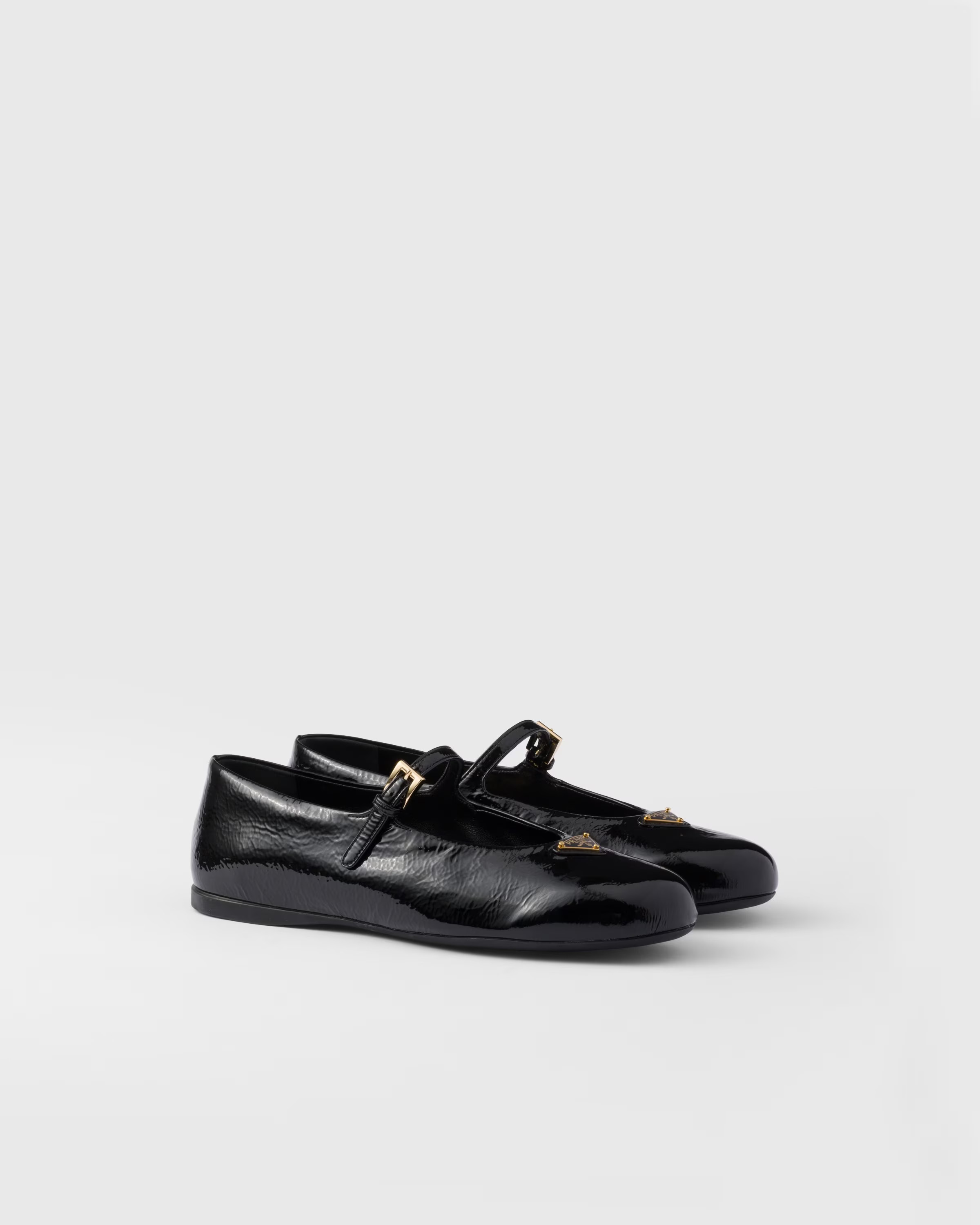 Naplak patent leather ballerinas | Prada US