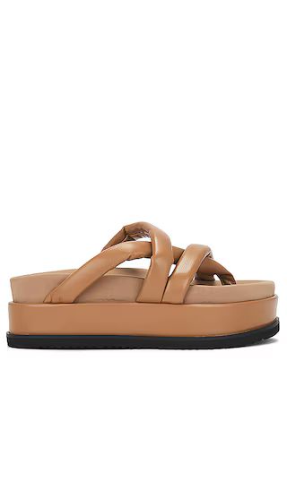 Asymmetrical Stack Sandal in Nude | Revolve Clothing (Global)