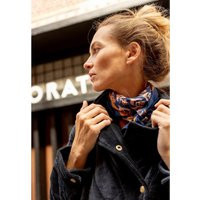 Apaches Collections Fular grande de satén LALAVIDA SIROCCO. Color Azul | La Redoute ES