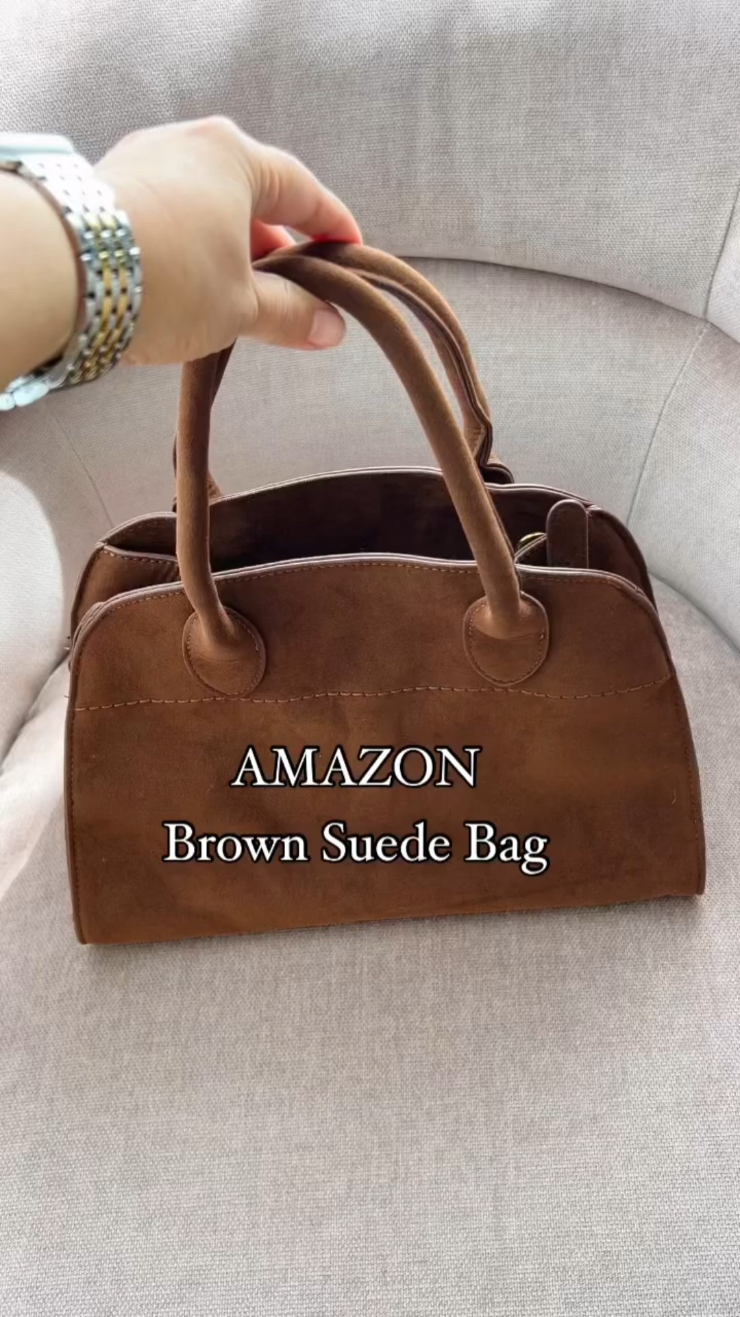 The best bag under $30! Now available in black too! This Amazon brown suede bag is such a great find and looks designer! This chocolate brown color is absolutely gorgeous and totally on trend this season. This is the small size shown here but it also comes in a larger version. It’s such a great price and the perfect accessory for any of your fall outfits!  And it’s roomy enough to hold all the essentials and then some! Shipping takes a while but it’s definitely worth the wait! This purse would be a great bag for workwear and such a nice gift under $30!

Gift guide, gifts for her, gifts under $50, Amazon gift, gifts for teens, gifts for friend, gifts for sister, gifts for mom, gifts for daughter, Valentine’s Day gift ideas 

#LTKWorkwear #LTKFindsUnder50 #LTKGiftGuide