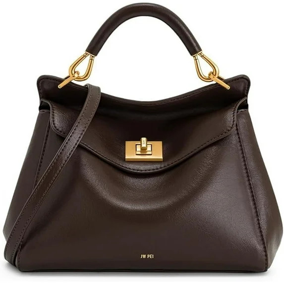 JW PEI Women's Lucia Classic Top Handbag (Dark Brown) | Walmart (US)