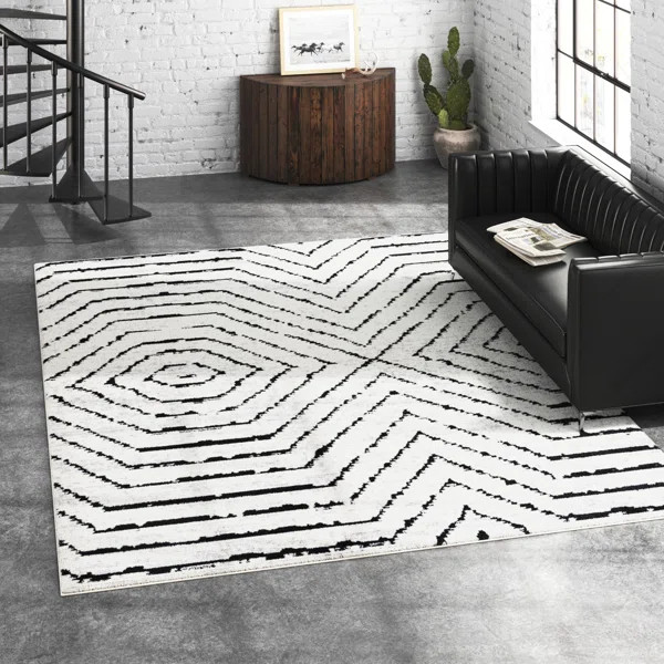 Tharon Geometric Indoor Rug | Wayfair North America