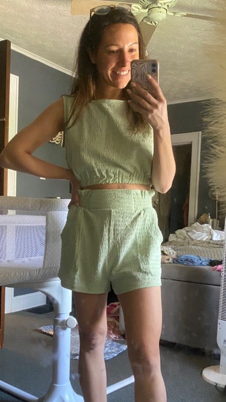 Work from home outfit
Casual summer outfit 
Outfit for summer
Matching set
Mint
Two piece set
Two piece outfit 


#LTKStyleTip #LTKTravel #LTKWorkwear