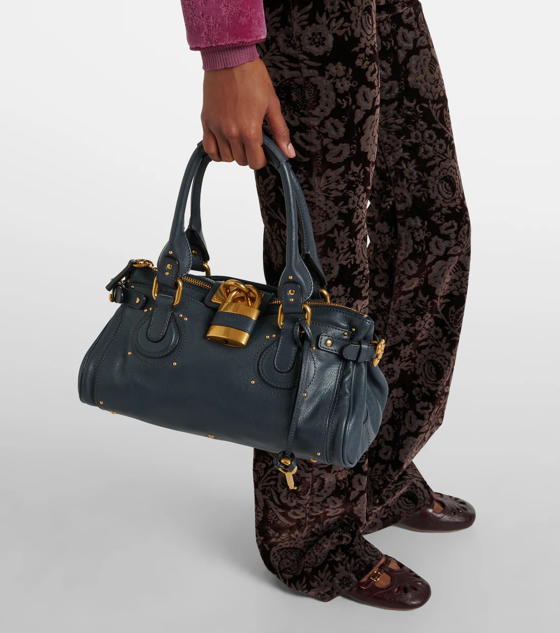 Paddington leather shoulder bag | Mytheresa (UK)