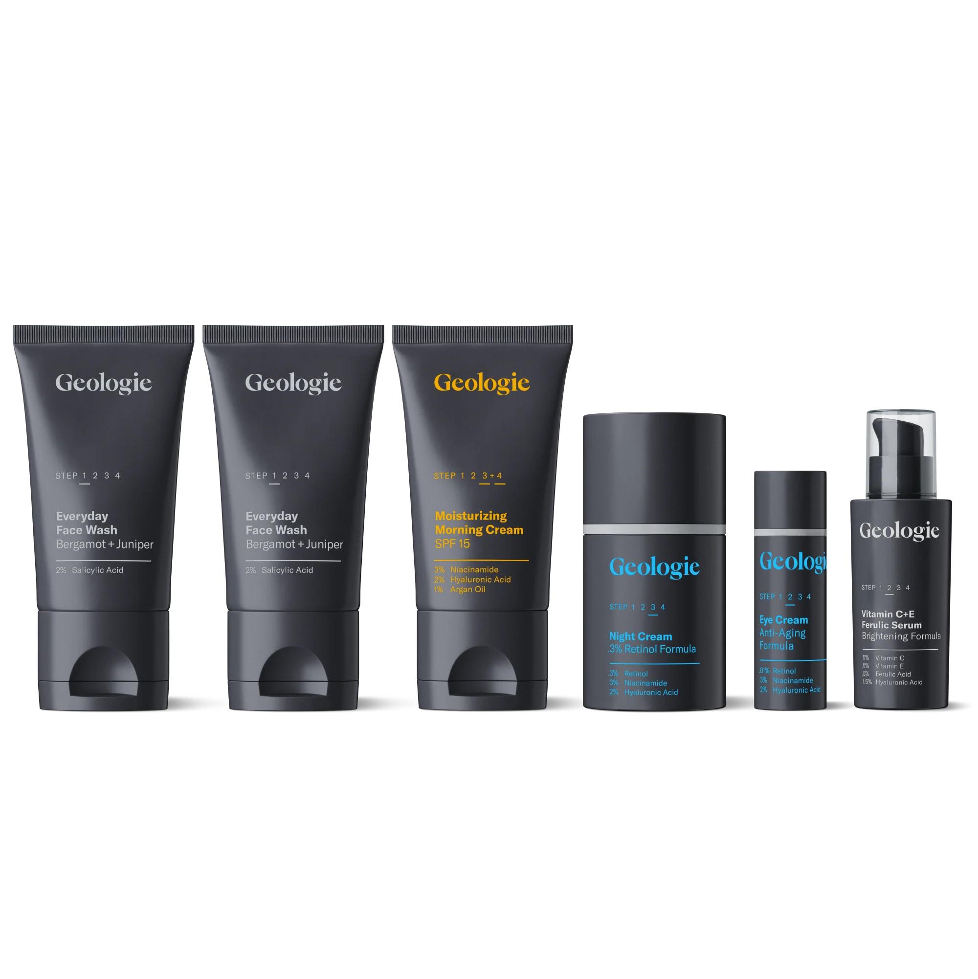 Anti Aging Skincare Routine - Deluxe | Geologie