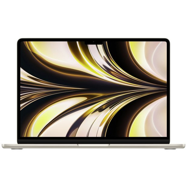 Apple MacBook Air 2022 13.6in M2 8GB 256GB - Starlight | argos.co.uk