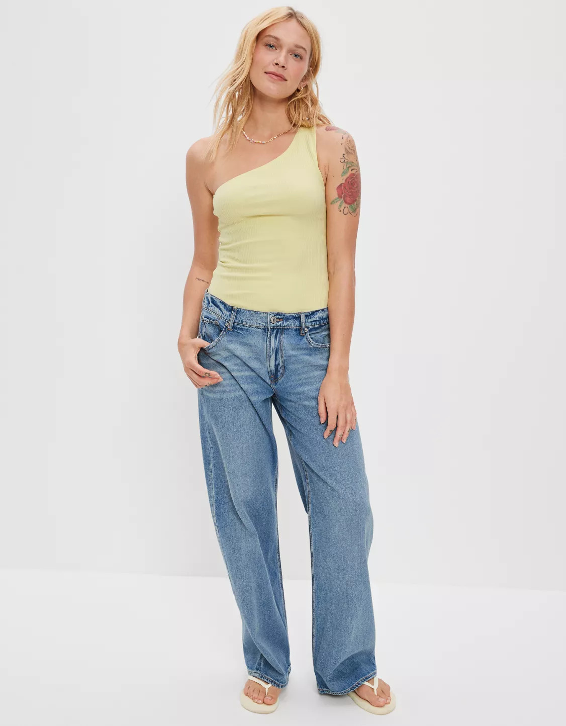 AE One Shoulder Bodysuit | American Eagle Outfitters (US & CA)