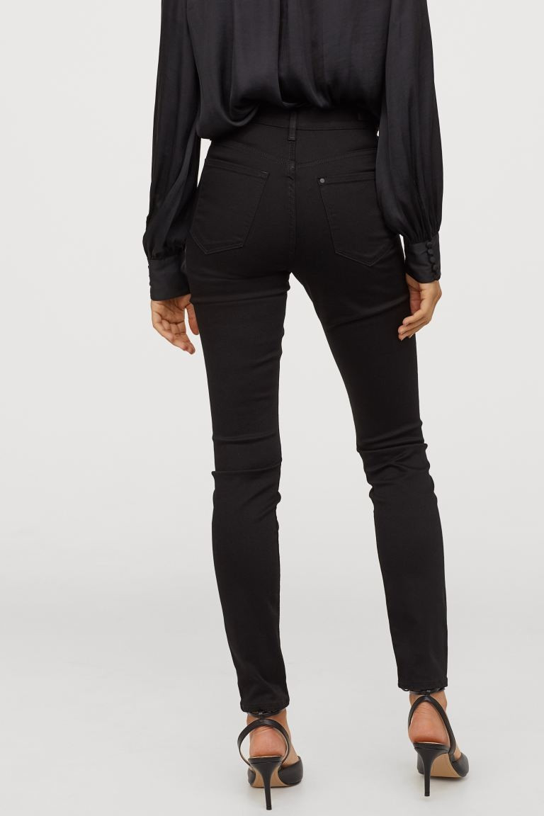 Shaping Skinny High Jeans - Black/No fade black - Ladies | H&M US | H&M (US + CA)