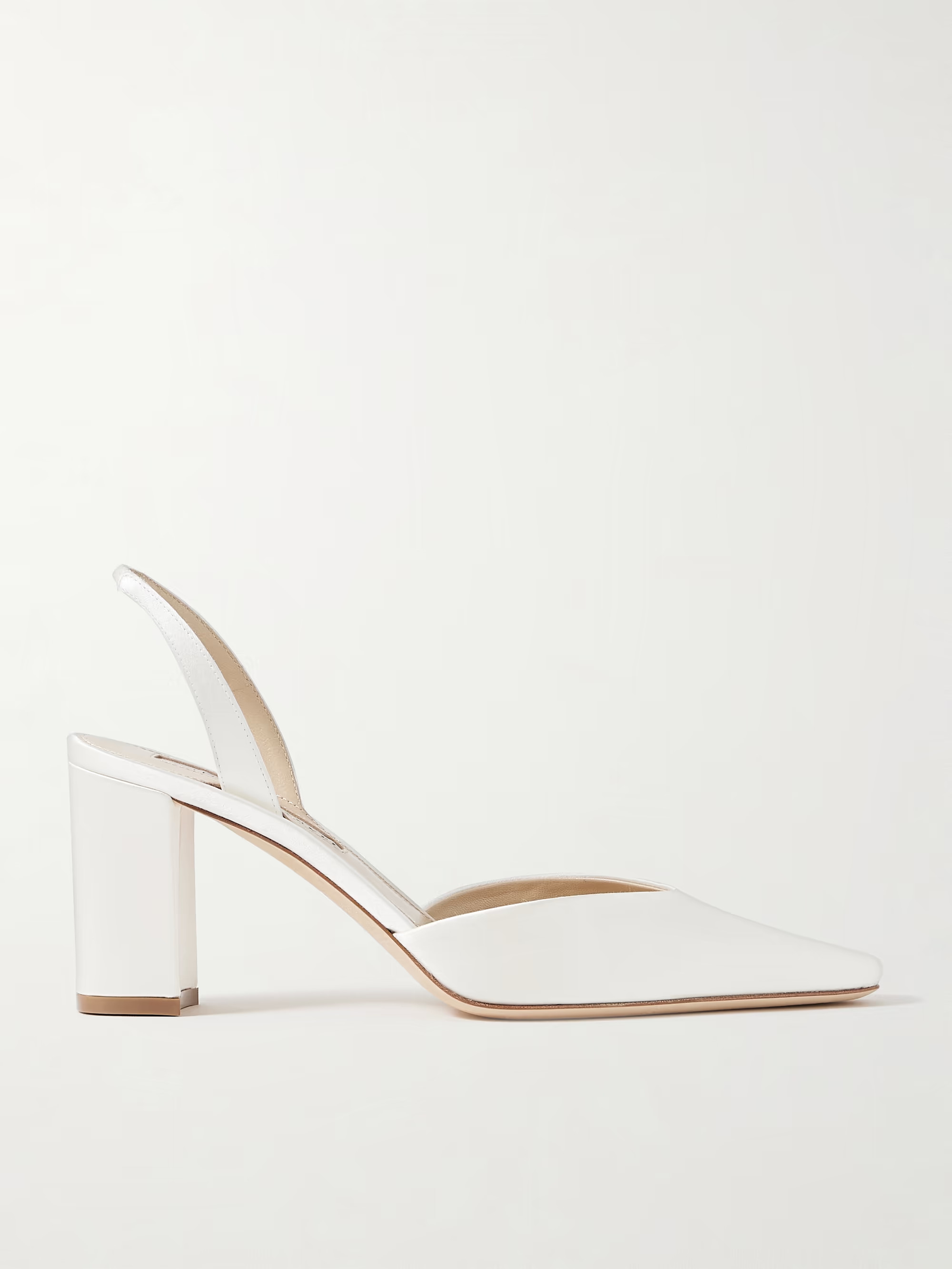 Juno satin slingback pumps | NET-A-PORTER (US)