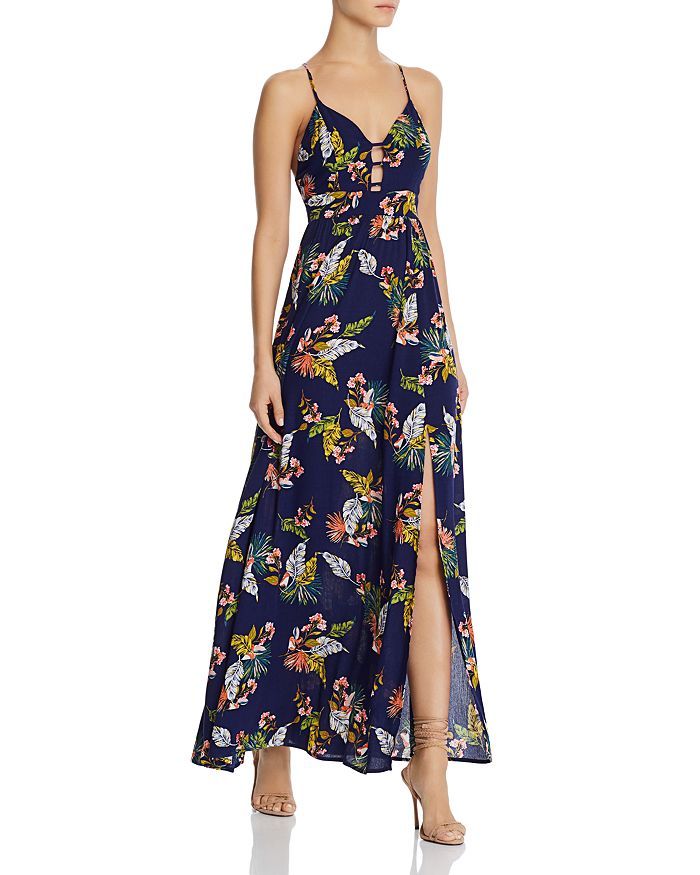 AQUA Tropical Print Maxi Dress - 100% Exclusive  Women - Bloomingdale's | Bloomingdale's (US)