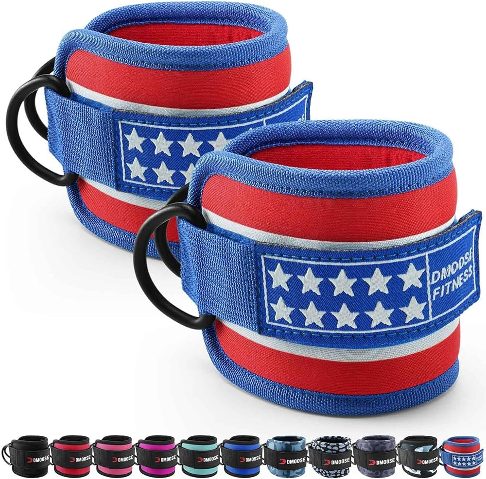 DMoose Ankle Strap for Cable Machine - One Size Fit with Premium Padding, Glute Kickback Ankle St... | Amazon (US)