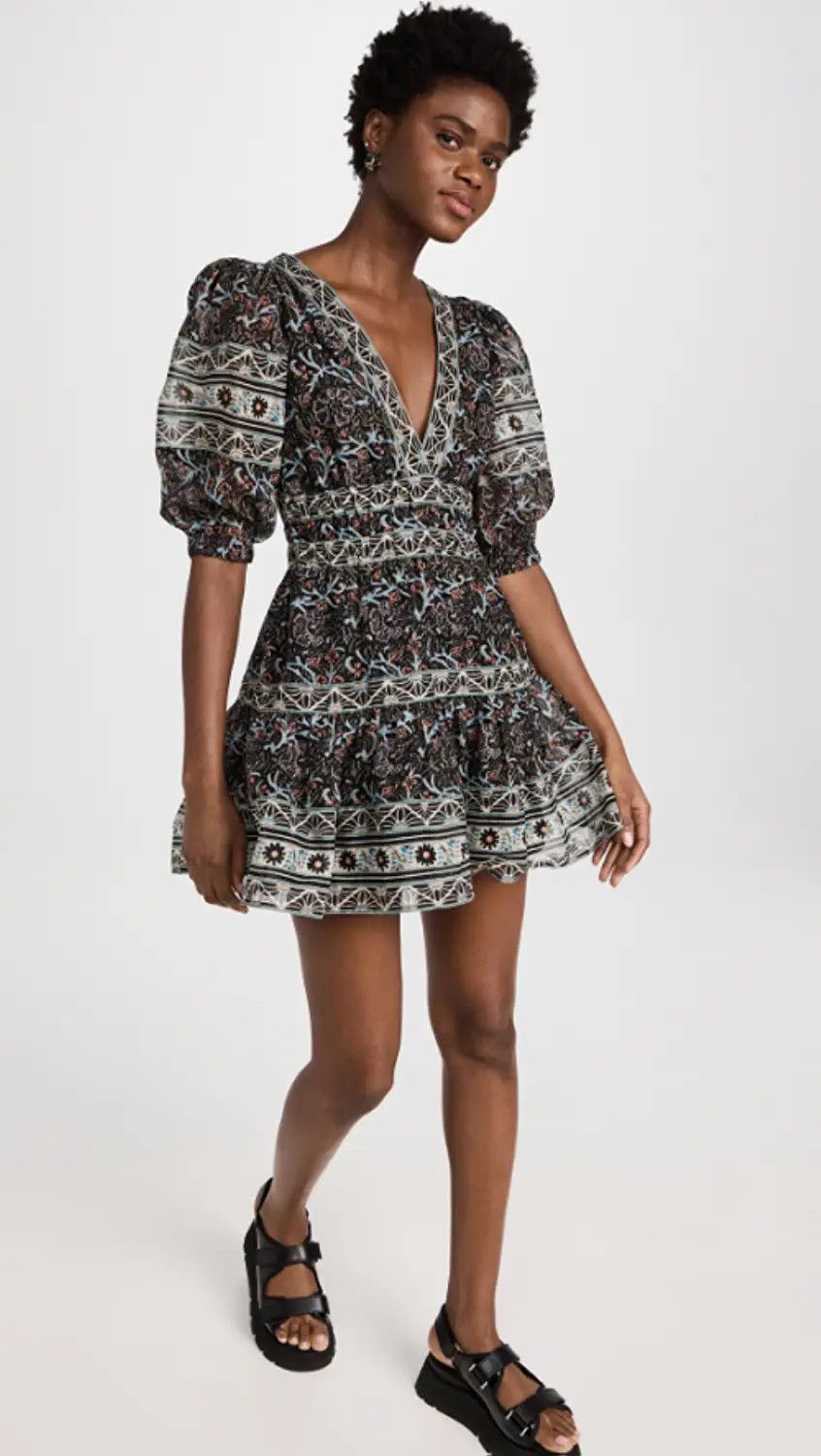 Marlee Print Puff Sleeve Dress | Shopbop