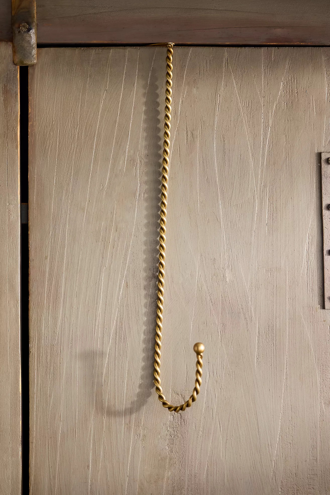 Twisted Brass Wreath Hook | Anthropologie (US)