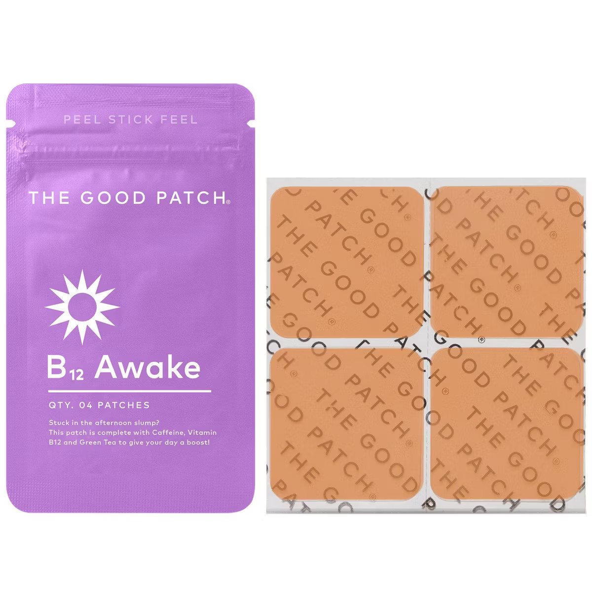 The Good Patch B12 Awake Plant-Based Vegan Wellness Patch - 4ct | Target
