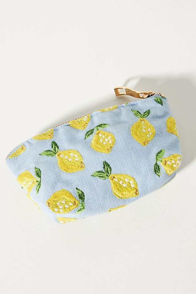 Petite Embroidered Pouch | Anthropologie (US)