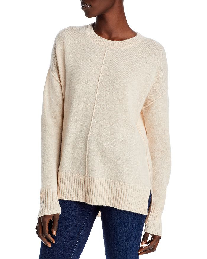 High/Low Cashmere Crewneck Sweater - 100% Exclusive | Bloomingdale's (US)