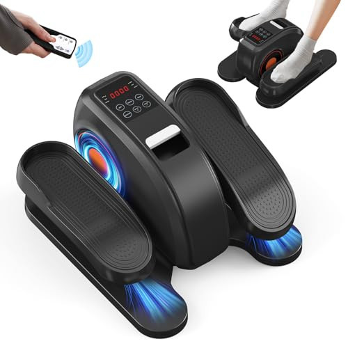 SMUG Compact Under-Desk Elliptical – Quiet Mini Pedal Exerciser with Adjustable Speed and LED Display, Perfect for Home and Office Workouts(Black) | Amazon (US)
