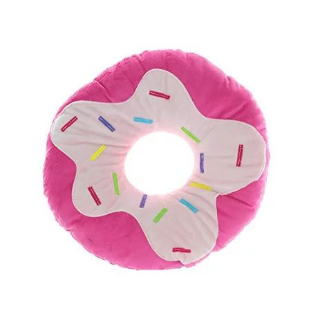Snuggle Stuffs Sprinkles Donut 14 Plush Throw Pillow (Pink) | Walmart (US)