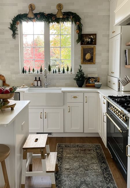 Use garland unexpectedly for easy holiday decor. I used two Norfolk pine garlands over my kitchen window and added some dried orange garland. 

#LTKhome #LTKSeasonal #LTKHoliday