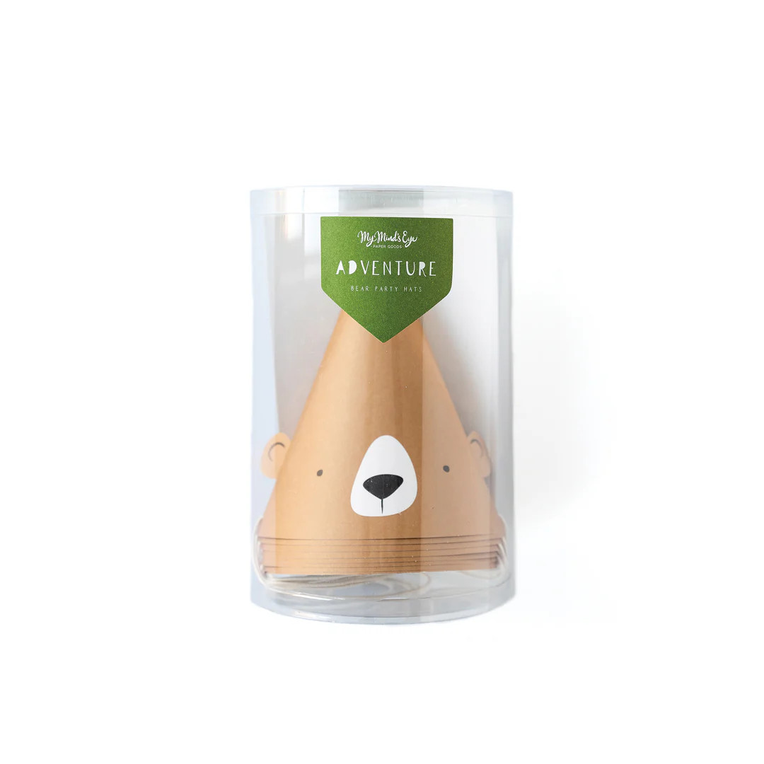 Adventure Bear Party Hats | My Mind's Eye