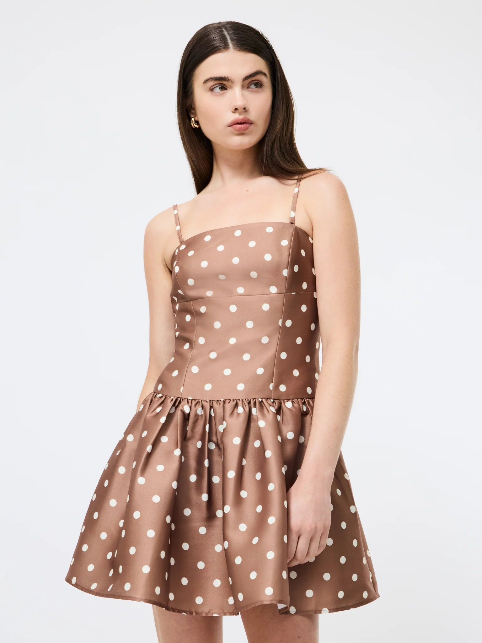 Taffeta Polka Dot Dress | Refinery