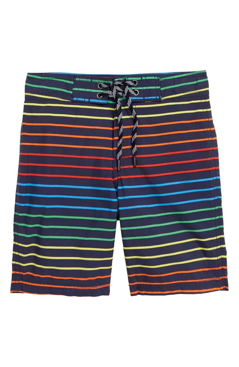 Rainbow Stripe Board Shorts | Nordstrom