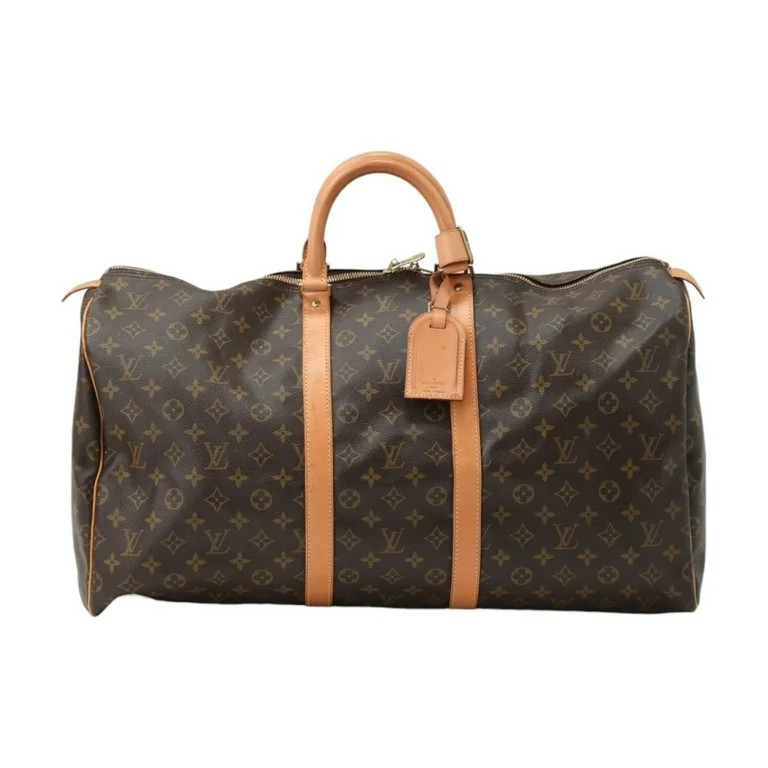 Pre-Owned Louis Vuitton Boston Bag Monogram Keepall 55 Canvas M41424 Brown LV (Good) - Walmart.co... | Walmart (US)