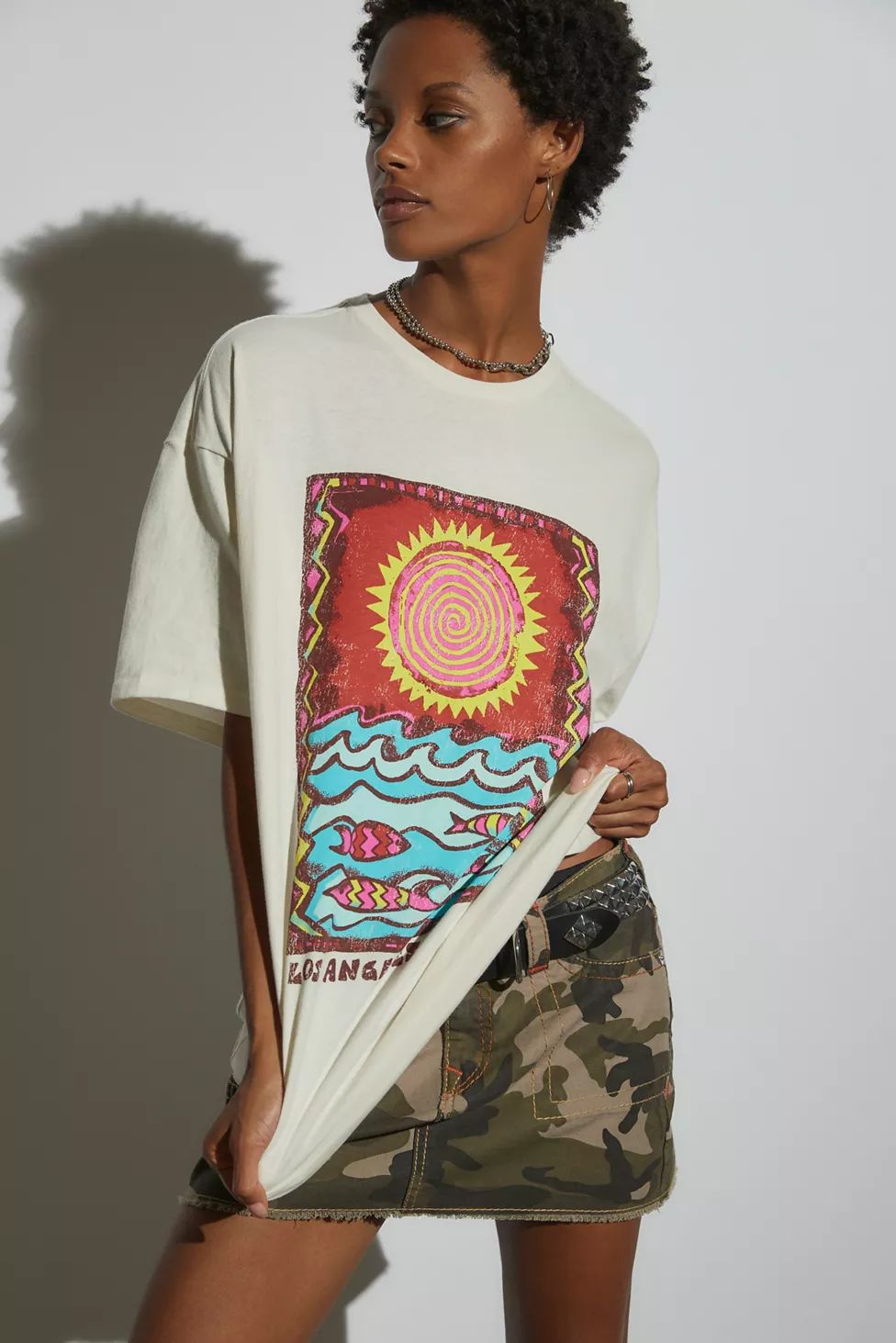 UO L.A. Destination T-Shirt Dress | Urban Outfitters (US and RoW)