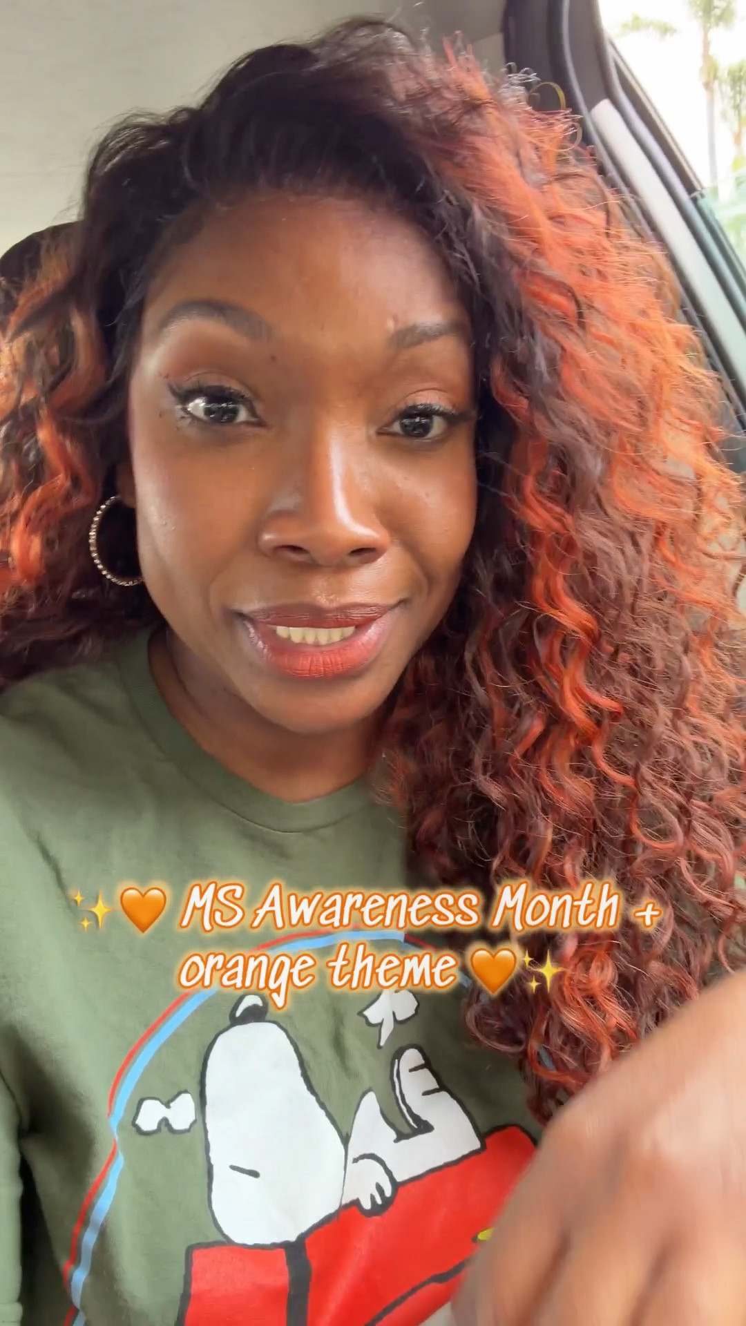 Orange vibes for MS Awareness Month! 🍊🧡

Curly hair: @outre_hair Peak 703 – DRST 4 / Ginger Spice

Lips: @nyxcosmetics “Fudge Me” with @danessa_myricks Color Fix Matte – Carrot Top in the center (might be discontinued… Carrot Cake may be the closest now 💛)

🧡 Some of my favorite orange makeup & skincare

Makeup
• @elfcosmetics – Blush (Gorg Orange)
• @nyxcosmetics – Fat Oil Lip Drip (Citrus Chiller)
• @fentybeauty – Gloss Bomb Universal Lip Luminizer (Mango Margz)
• @summerfridays – Lip Butter Balm (Poppy)
• @danessa_myricks – Yummy Skin Blurring Balm Powder Flushed (Spiced Latte)

Skincare
• @sundayriley – C.E.O. Glow Vitamin C + Turmeric Face Oil
• @sundayriley – C.E.O. Vitamin C Brightening Cream
• @paulaschoice – C15 Super Booster

Body
• @lumedeodorant – Body Wash (Citrus)

I’ve literally got a whole Ziploc bag full of little orange beauty favorites for MS Awareness Month 😂🧡

Drop your favorite orange makeup or skincare below and tag the brand so we all know what to try next! Saving all your recommendations for my next orange haul.

#MSAwarenessMonth #OrangeVibes #MakeupForACause #OrangeEverything #CurlyHairDontCare

#LTKBeauty #LTKhaul