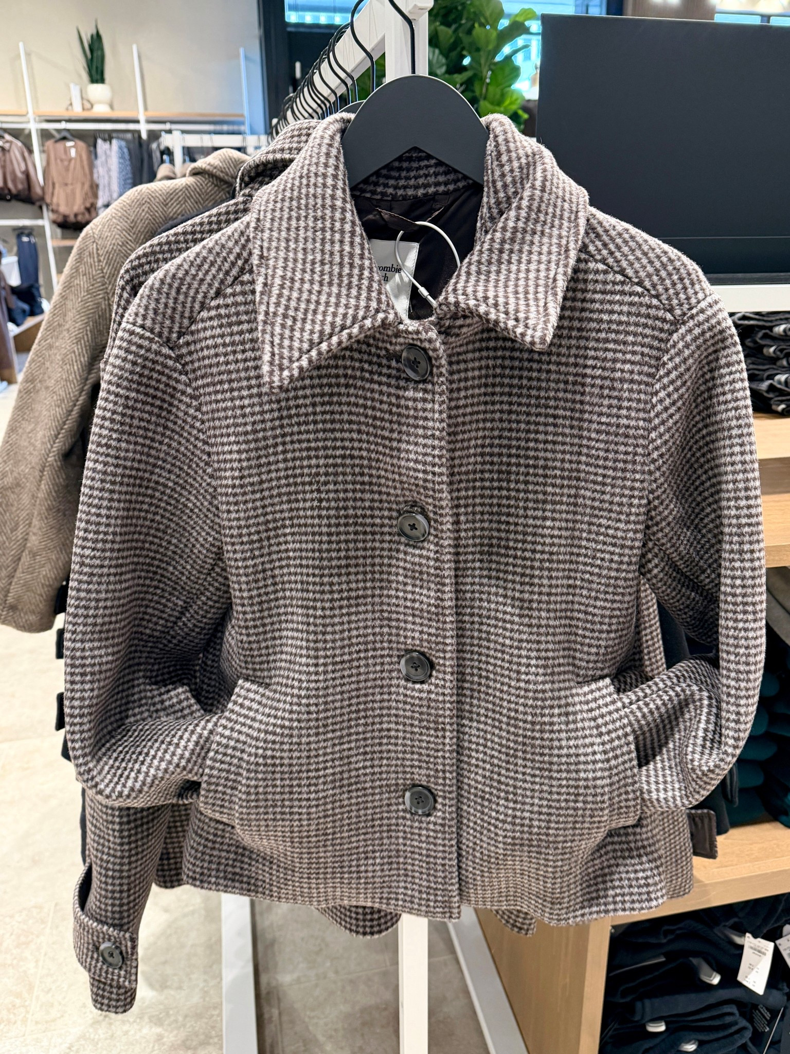 The Abercrombie & Fitch winter sale is going on right now! ☃️ This Short Wool-Blend Jacket is a classic you’ll wear on repeat—soft wool-blend fabric, a clean tailored fit, and the perfect cropped length for everyday winter outfits! 🤎 Easy to dress up or down, and it comes in multiple colors and patterns to match your style. I linked more cute coats from the sale that are totally worth checking out! ❄️ 
#Coats #Abercrombie #WinterFashion

#LTKootd #LTKPetite #LTKSaleAlert