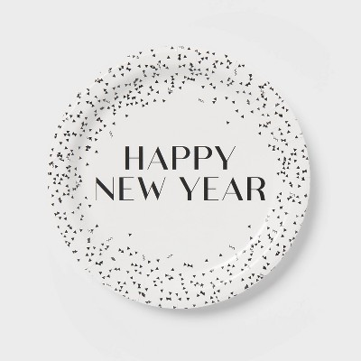 20ct New Year's Eve Confetti Dinner Plates - Spritz™ | Target