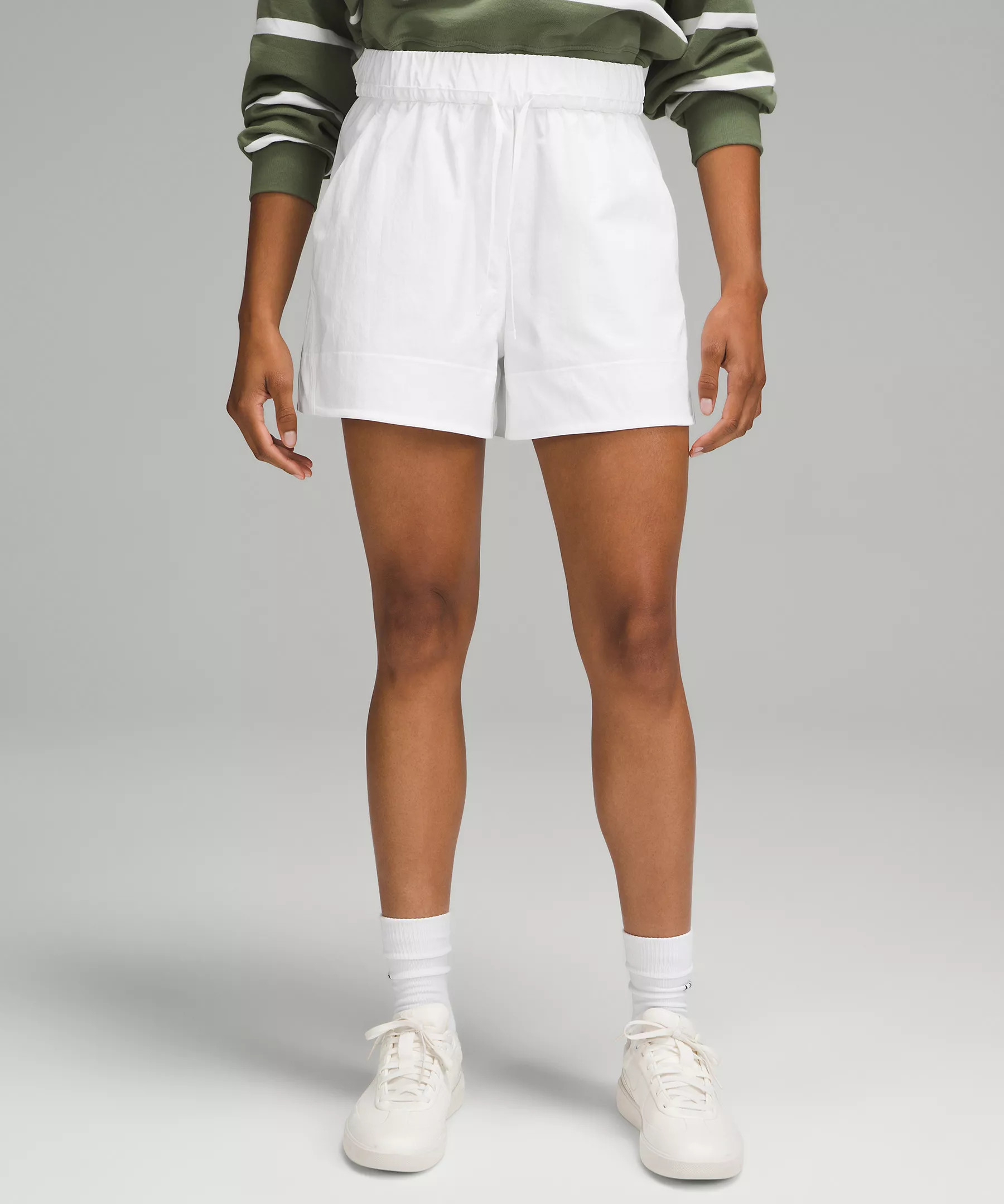 Cinchable Waist High-Rise Woven Short 3.5" | Women's Shorts | lululemon | Lululemon (US)