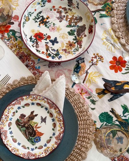 CHARMING WOODLAND HARVEST TABLESCAPE:. This Charming Woodland Harvest Fall Tablescape exudes warmth and charm with rich deep fall colors, hi-lighting sweet animals in the deep forest. Come on over and pull up a chair. Let’s add autumnal cheer to your gathering place. You’re Invited.

#LTKSeasonal #LTKHoliday #LTKhome