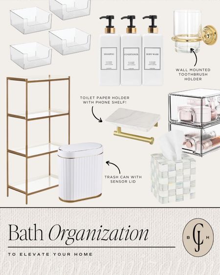 Spring cleaning, bath organization 
