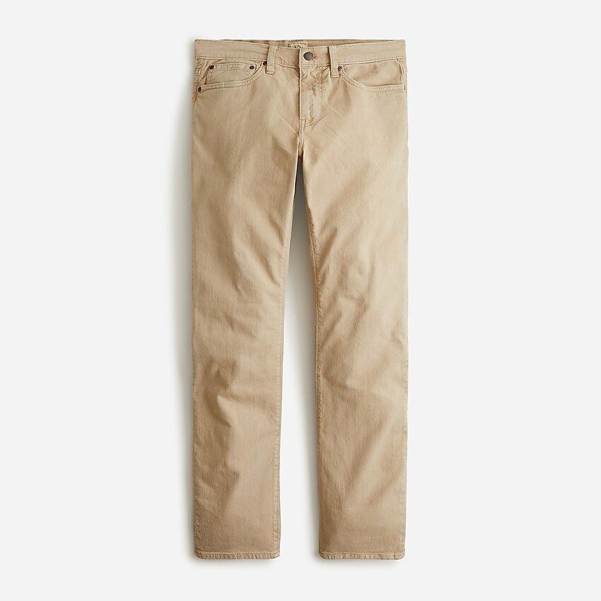 484 Slim-fit garment-dyed five-pocket pant | J.Crew US