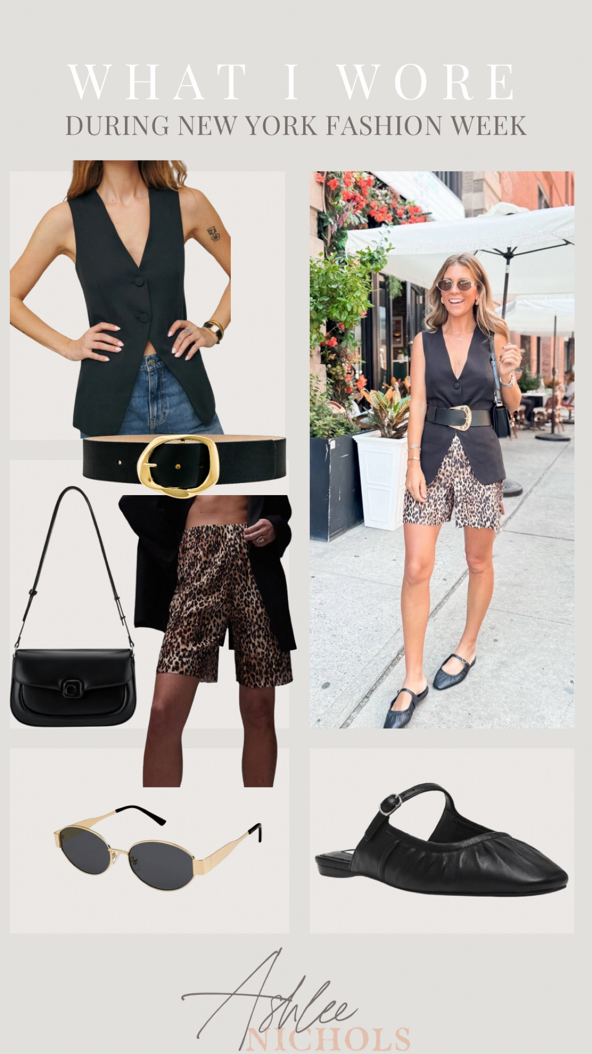 What I wore for NYFW!

Leopard shorts, suit vest, New York City outfit, Steve Madden mule 

#LTKStyleTip #LTKShoeCrush #LTKNYFW
