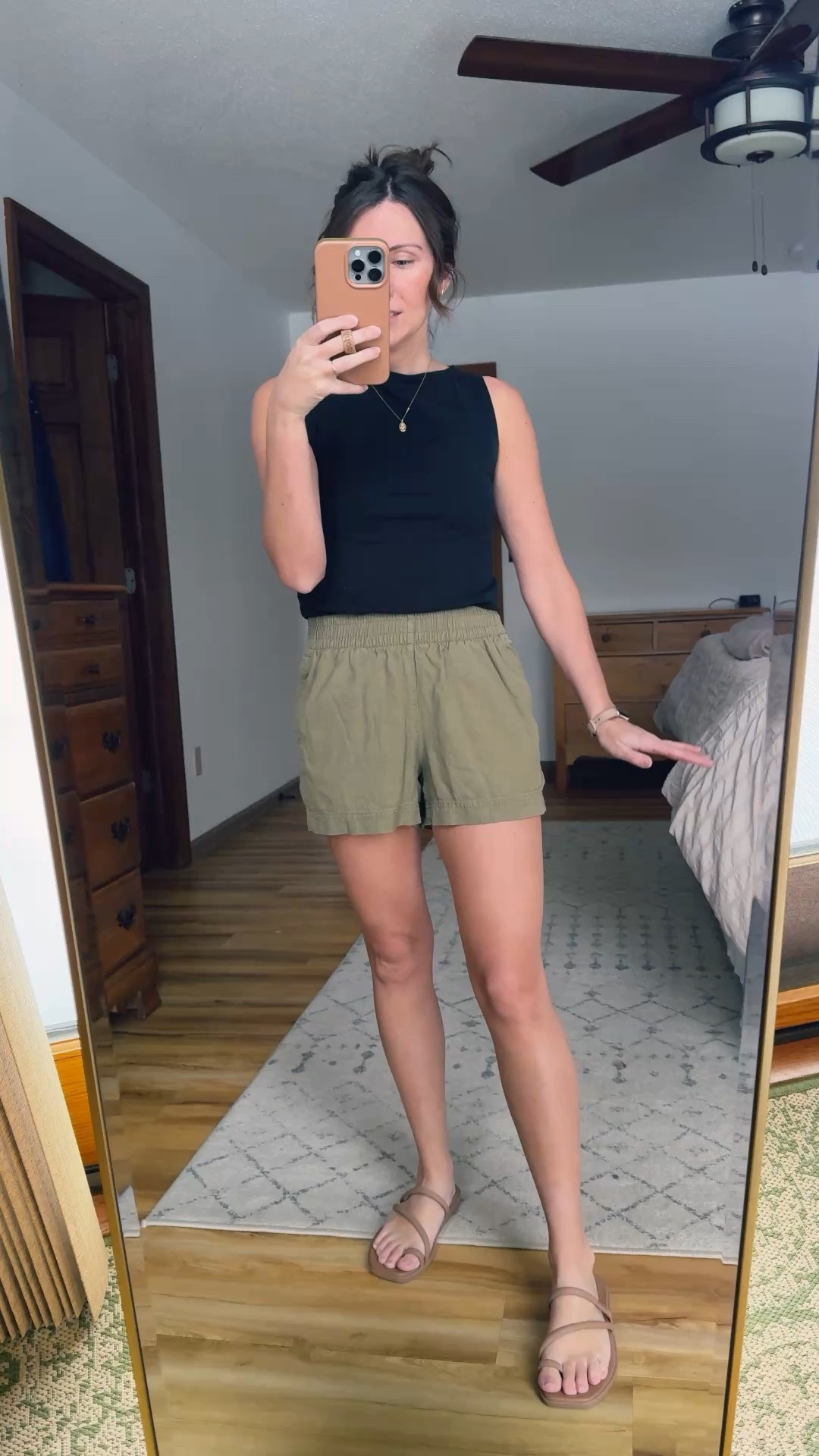 Wearing size xs in my the boatneck tank top, and xxs in my linen shorts (I size down in these). My croc sandals are size 6 and fit true to size! Love them. 

#LTKgrwm #LTKootd



#LTKSeasonal #LTKshoecrush #LTKstyletip