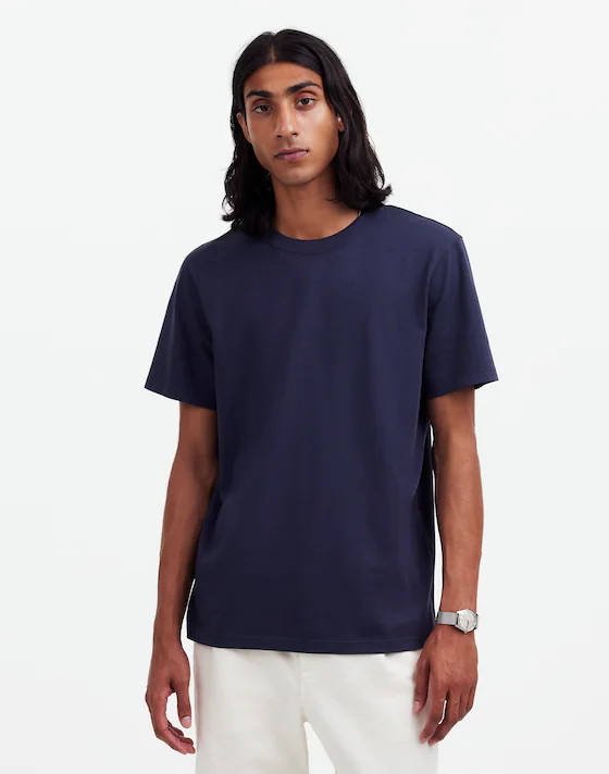 Garment-Dyed Allday Crewneck Tee | Madewell
