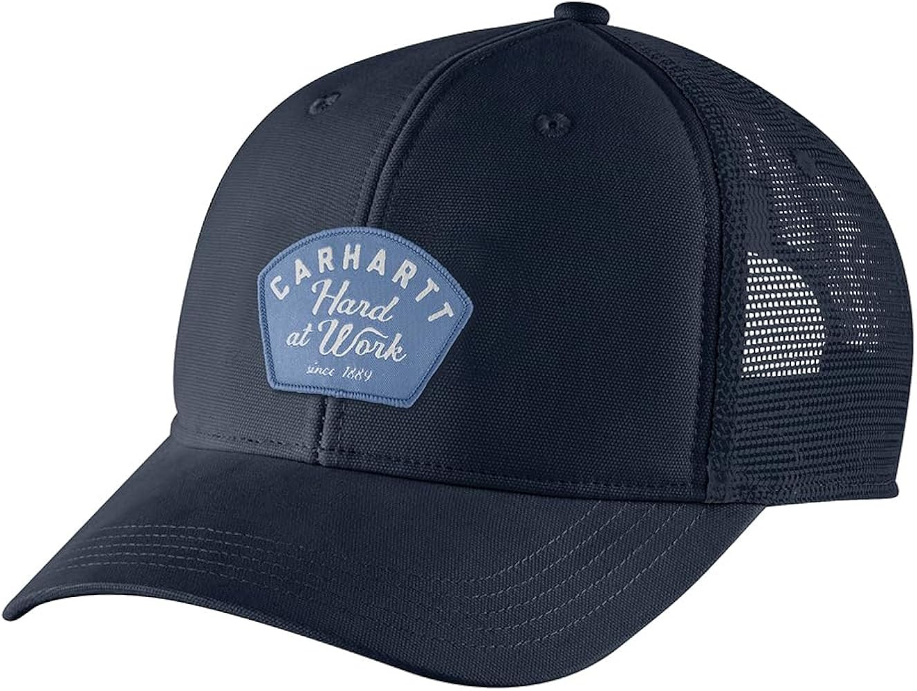 Carhartt Men's Canvas MeshBack Work Patch Cap | Amazon (US)