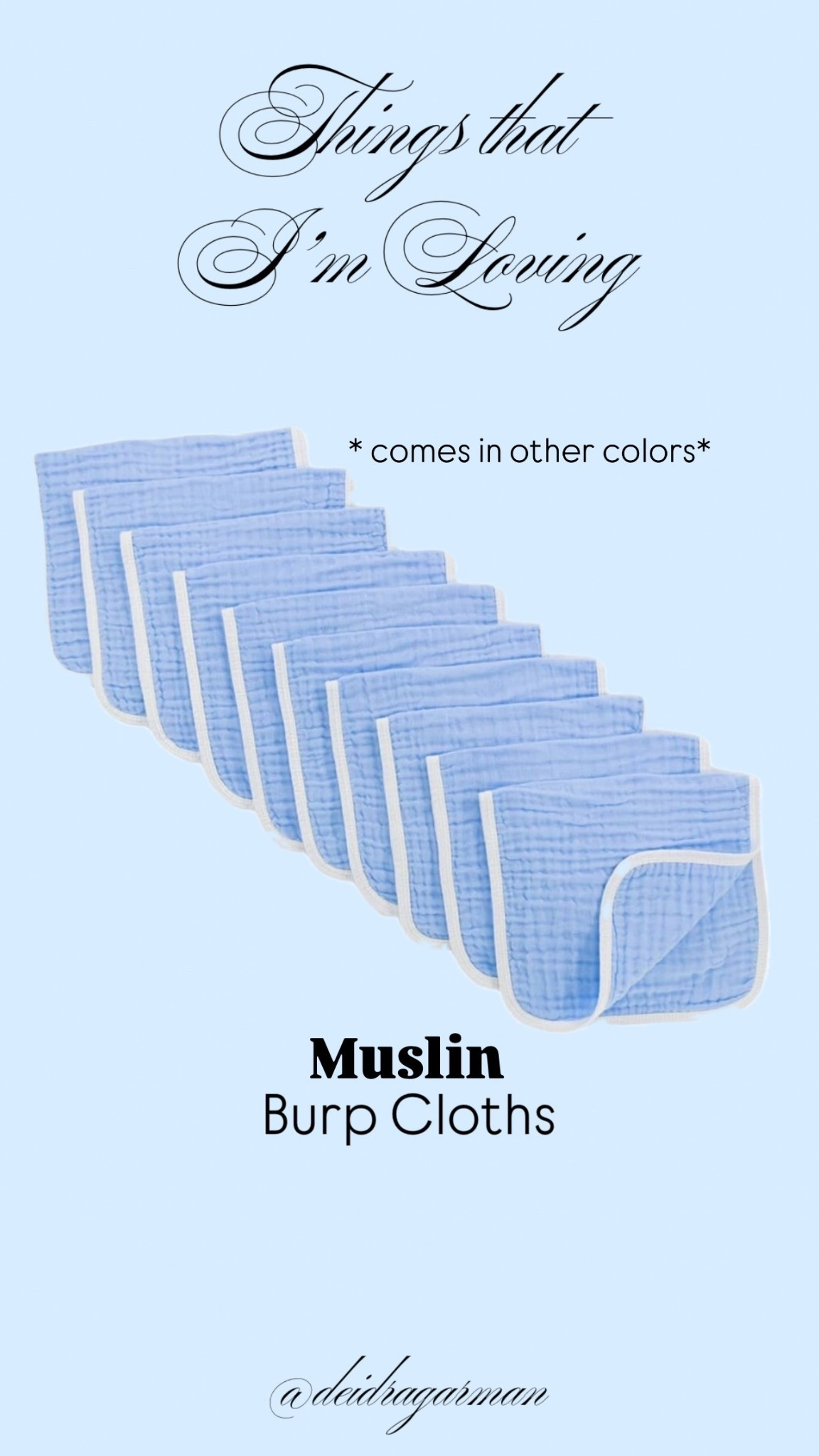 These muslin burp cloths are perfect for spit-ups, drool, and everything in between 
Baby must have, first time mom, baby registry

#LTKBaby #LTKBump #LTKKids