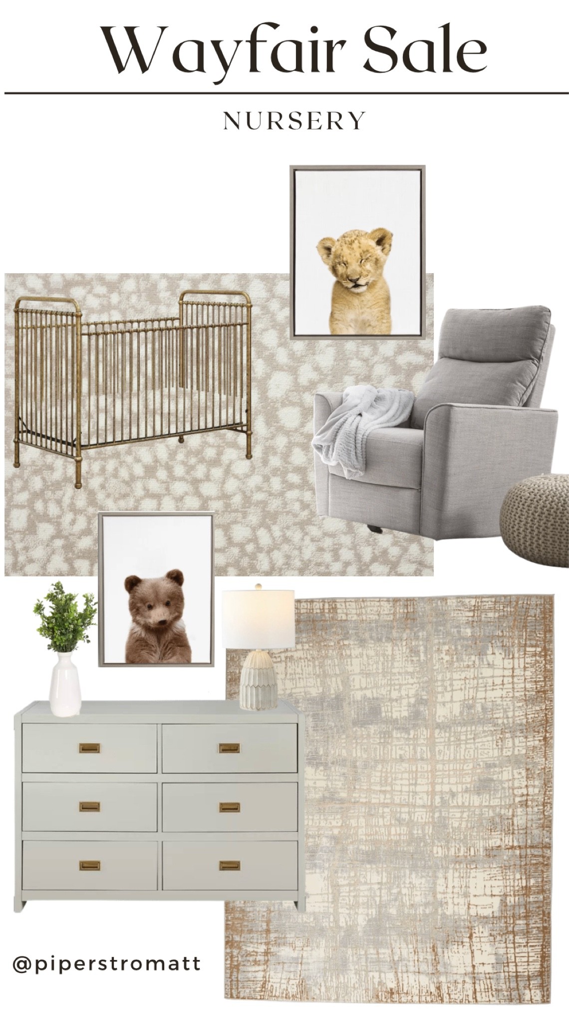 WAYFAIR SALE! Neutral soft and calming nursery. 

#neutralnursery #nursery #neutrals #soft #babyboy #babygirl #interior #homedecor #decor #home #duedate #wayfairsale #expecting #mama #mamabear #animalnursery 

#LTKCyberweek #LTKfamily #LTKhome