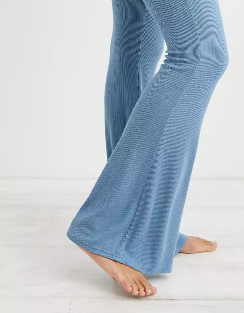 Aerie Real Soft® Foldover Flare Pant | Aerie