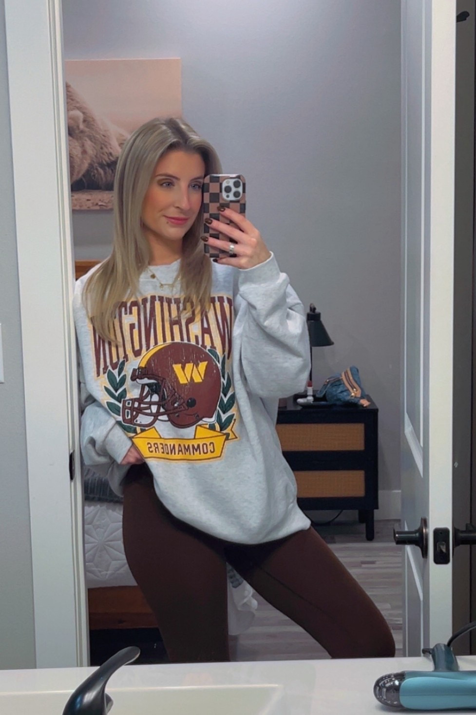 Sweatshirt - XL
Leggings - Smalll

#LTKootd #LTKCyberWeek #LTKSaleAlert